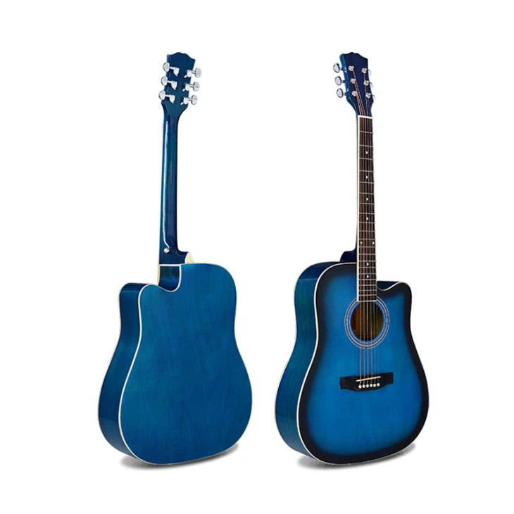 41''High-gloss Colourful Beginner Acoustic Guitar
