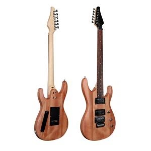 Guitarra elétrica de mogno