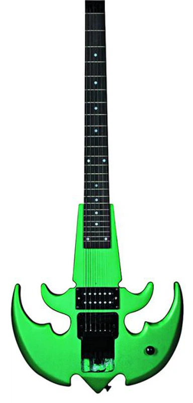 Guitarra elétrica sem cabeça formato especial