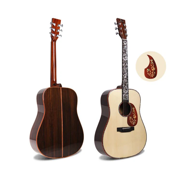 Guitarra acústica de mogno