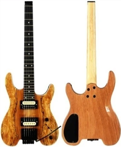 O som e a qualidade são muito bons Guitarra elétrica portátil sem cabeça
